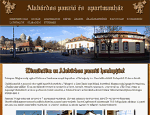 Tablet Screenshot of alabardospanzio.hu